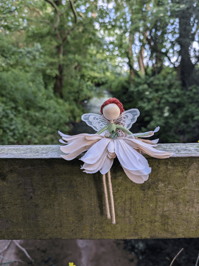 Dusty Pink Dahlia Fairy