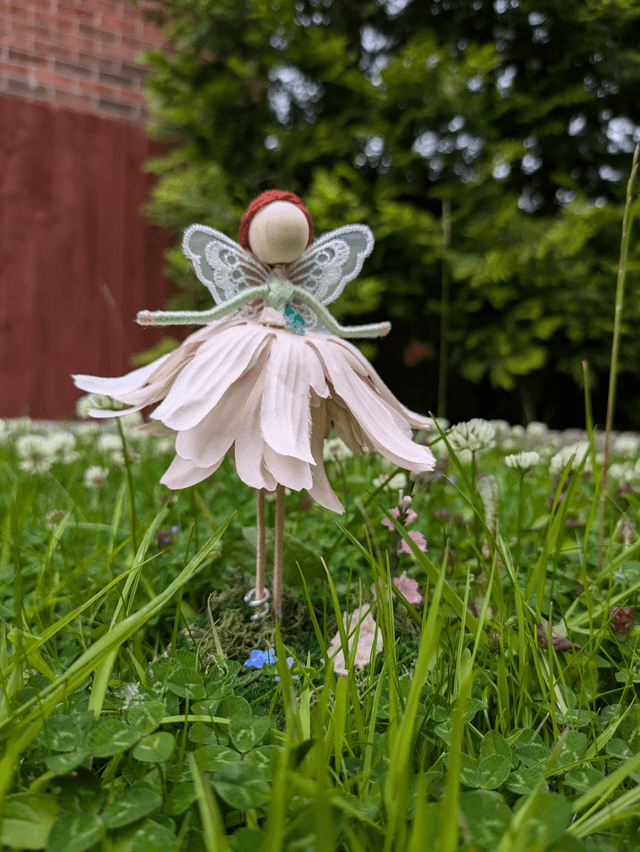 Dusty Pink Dahlia Fairy